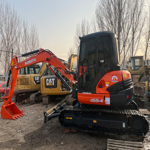 Miniexcavadora Hidráulica Kubota KX55-4 Usada en Japón, Excelente Estado, Excavadora Pequeña de <span class=keywords><strong>Segunda</strong></span> <span class=keywords><strong>Mano</strong></span> con Enganche Rápido Hidráulico - Product Image 2