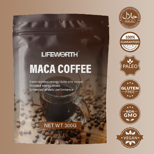 Cà phê Tongkat Ali, Maca đen, Reishi & Wolfberry, nhân sâm đỏ LIFEWORTH - Thực phẩm bổ sung tăng cường sinh lực nam giới - Product Image 2