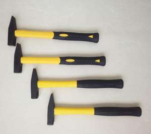 300G 45 # acero forjado fibra recubierta mango de plástico fitter hammer, martillo triturador de piedra - Product Image 4