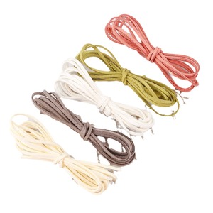 Nine-Colored Ribbon Double-Sided Suede <b>Cord</b> 3mm <b>Braided</b> DIY Jewelry Pendant Bracelet Necklace <b>Cord</b> Polyester Material - Product Image 4