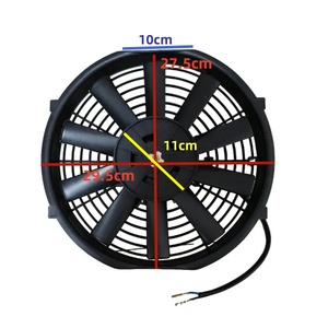 Nhà Máy Bán buôn 10in phổ xe ngưng Quạt làm mát 80W tản nhiệt cho 12V & 24V xe ô tô động cơ xe làm mát - Product Image 3