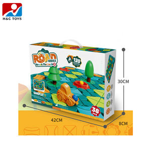 Jeu de société éducatif 3D Puzzle Route et Labyrinthe pour les 2-13 ans, ensemble de 38 pièces en plastique - Product Image 2