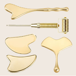 Outils de soins de santé masseur du corps entier masseur de levage du cou outil facial gua sha en cuivre de haute qualité avec boîte peut être personnalisé - Product Image 2