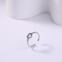 Mode coeur orteil anneaux 18K plaqué or cuivre Zircon orteil anneau à la mode ouvert pied anneaux pour femmes été plage pied bijoux