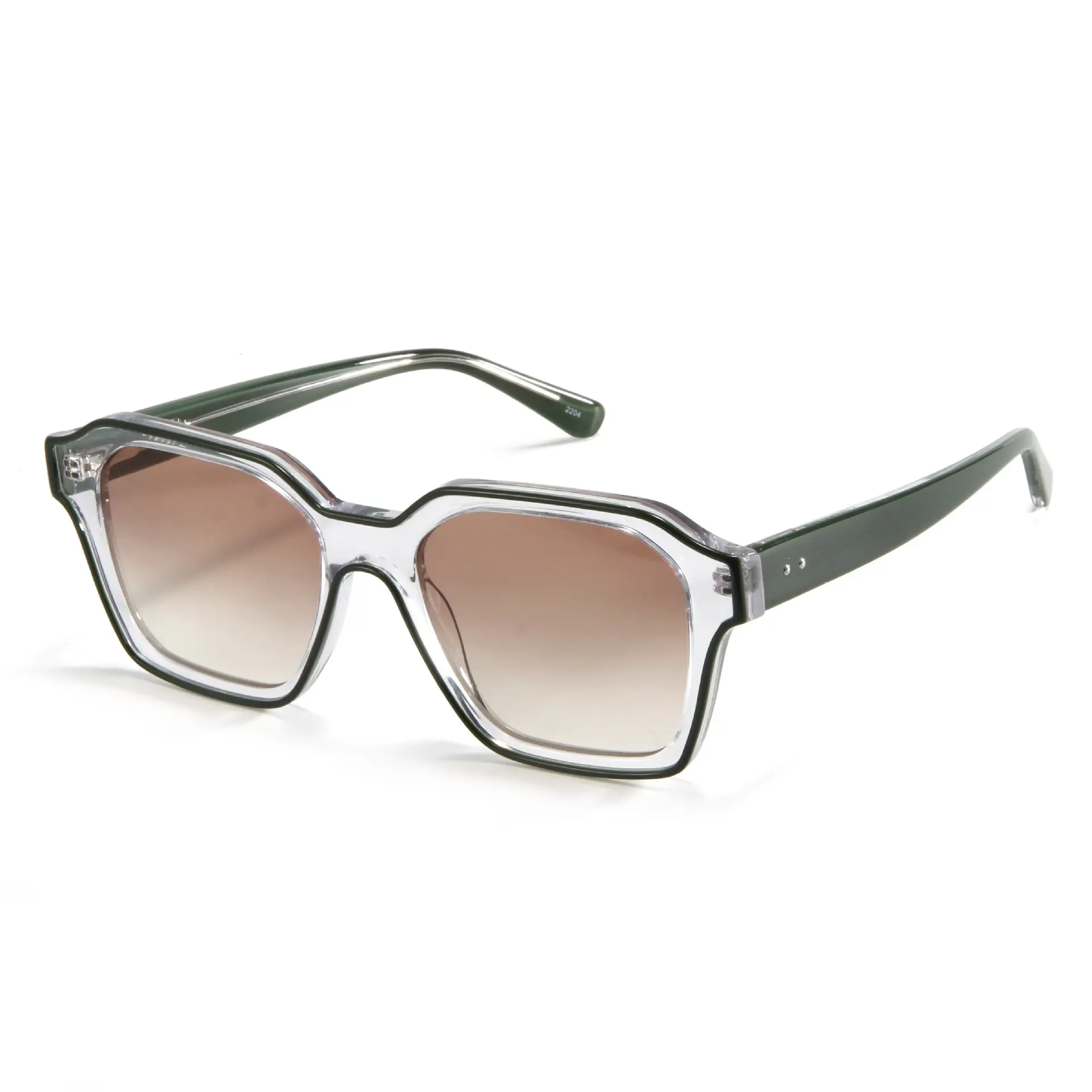 Figroad Sunglasses Wholesale Fashion Luxury Black and White Zebra Pattern Retro M49 Acetate Sunglasses