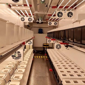 Sistema de Cultivo Hidropónico y Aeropónico en Contenedor de Envío, Unidad Inteligente Automática de 11KW con Luz LED de Espectro Completo - Product Image 2