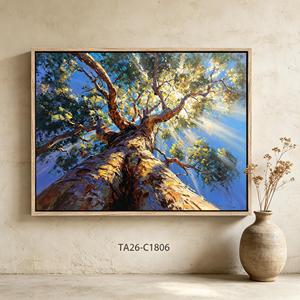 <span class=keywords><strong>Cuadro</strong></span> en Lienzo Árbol <span class=keywords><strong>de</strong></span> <span class=keywords><strong>la</strong></span> <span class=keywords><strong>Vida</strong></span>, Pintura <span class=keywords><strong>de</strong></span> Luz Solar a Través del Bosque, Decoración Abstracta <span class=keywords><strong>de</strong></span> Naturaleza, Pintura al Óleo <span class=keywords><strong>de</strong></span> Paisaje Grande - Product Image 2