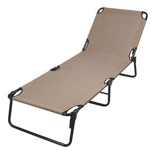<span class=keywords><strong>Chaise</strong></span> <span class=keywords><strong>longue</strong></span> <span class=keywords><strong>pliable</strong></span> en métal, moderne, à basse hauteur, avec repose-pieds réglable, pour la pêche, l'extérieur et les parcs - Product Image 2