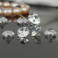 1000 pièces/paquet 5A qualité 1-3mm petite taille CZ pierres couleur blanche forme ronde zircone cubique pour bijoux