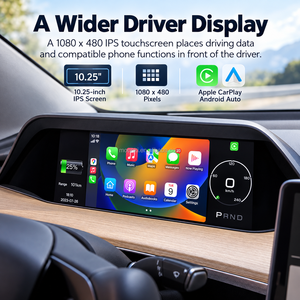 Affichage intégré sur tableau de bord pour Tesla Model 3 et Model Y - Écran IPS de 10,25 pouces - Product Image 3