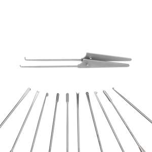 Set di Strumenti per Artroscopia, Strumenti Chirurgici Ortopedici, Sonda/Raspe/Lima per Osso/Curette/Coltello per Menisco - Product Image 1