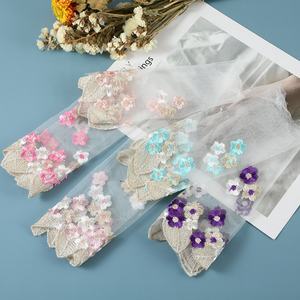 Encaje <span class=keywords><strong>de</strong></span> Alta Calidad en Existencia, Tela <span class=keywords><strong>de</strong></span> Encaje Bordado <span class=keywords><strong>de</strong></span> 21 cm <span class=keywords><strong>de</strong></span> Ancho, Cinta <span class=keywords><strong>de</strong></span> Encaje Floral <span class=keywords><strong>para</strong></span> <span class=keywords><strong>Vestidos</strong></span> <span class=keywords><strong>de</strong></span> Novia, Cortinas y Textiles <span class=keywords><strong>para</strong></span> el Hogar - Product Image 4