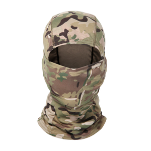 Venda quente Eco-friendly Poliéster Marrom Caminhadas Malha Facemask Balaclava Beanie para Homens Logotipo Personalizado Negócios Praia Camuflagem - Product Image 6