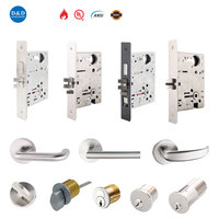 Cylindre de serrure de porte à noyau interchangeable de petit format, durable, avec clés de contrôle SFIC à 6 ou 7 broches