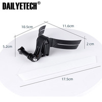 Support de casque pour moto, accessoire cnc, pour GoPro Hero 7 8 9 10, caméra d'action noir DJI