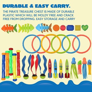 Juego <span class=keywords><strong>de</strong></span> 30 Juguetes <span class=keywords><strong>de</strong></span> Buceo para Piscina con Bolsa <span class=keywords><strong>de</strong></span> Almacenamiento, Juego <span class=keywords><strong>de</strong></span> Natación Subacuática, Juguete <span class=keywords><strong>de</strong></span> Verano, Venta al por Mayor - Product Image 5