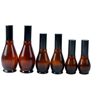 Avertan 10ml 30ml <span class=keywords><strong>50ml</strong></span> 100ml các bầu hình dạng rỗng phun thủy tinh hổ phách hydrolat chai nước hoa thủy tinh với phun - Product Image 3