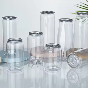 Factory Direct Supply Low MOQ Transparent PET Sealed <b>Can</b> Food Safe Disposable Fruit Juice <b>Coffee</b> Packaging Container Custom Acce - Product Image 6