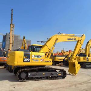 เครื่องขุดดิน Komatsu แบบใช้ PC200-7ไฮดรอลิก20ตันรถขุดตีนตะขาบน้ำหนักปฏิบัติการ - Product Image 6