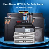 Sistema de Sonido Integrado JBN Serie MTS para Karaoke/Cine en Casa, Altavoces de Entretenimiento MTS12/10 para Salas de Conferencias/Hotel/Club/VIP