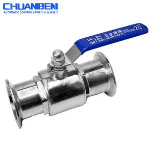 Q81F-16P บอลวาล์วสแตนเลส304ติดตั้งเร็ว - Product Image 1