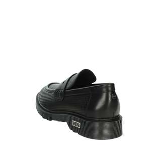 Mocasines de Hombre Cult, Negros, de Cuero Perforado, Estilo Slip-On, Casuales - Product Image 2