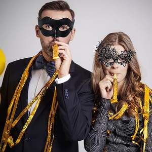 Masque de mascarade pour hommes, masque vénitien classique vintage pour hommes, léger et doux, spécialement conçu pour les costumes, les fêtes à thème - Product Image 6