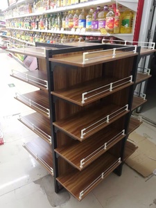 Estanterías de Supermercado, Estantes de Exhibición de Madera y Metal, Estante de Almacenamiento de Madera, Estantes <span class=keywords><strong>Flotantes</strong></span> de Madera - Product Image 5