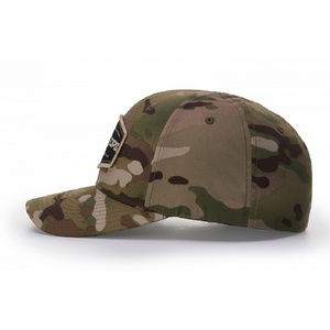 Custom Your Own logo Design <b>Green</b> Camo Pattern Headwear Baseball Caps With Embroidery Patch - Product Image 3