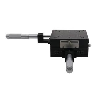 2轴XY微米级线性平台 手动线性平台 120x120mm 带交叉滚柱轴承 SEMY120-AC - Product Image 3