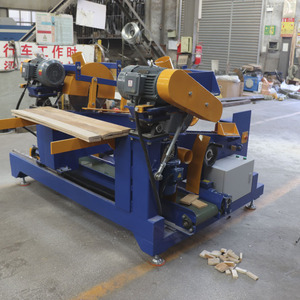 Scie à double lame robuste, machine de découpe et de dimensionnement de bois pour palettes, capacité de 2000-3000 pièces/heure, pour la finition des extrémités des planches de palettes - Product Image 3