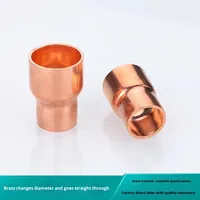 Todos los tipos de accesorios de cobre de buena calidad Acoplamiento reductor Presión deslizante Fontanería Conexión de soldadura de sudor Tubo de tubo de cobre