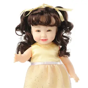 批发硅胶娃娃女孩中国乙烯基逼真活娃娃婴儿可爱漂亮娃娃
