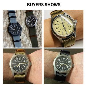 Compatible con la correa de reloj de nailon Hami Hamilton Khaki Field NATO Hedgehog <span class=keywords><strong>Sonic</strong></span> Omega Rolex - Product Image 6
