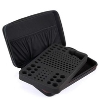 Estuche rígido de EVA multifuncional personalizado, estuche rígido de transporte de Batería grande para caja de almacenamiento 199 AA/AAA/C/D/9V