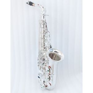 Di alta qualità argento sassofono contralto professionale in ottone corpo Eb Woodwind Orchestra Saksofon sassofon sassofono contralto - Product Image 1