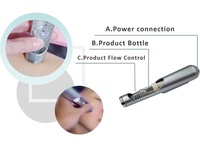 Appareil portable pour le visage et le cuir chevelu, sans aiguilles, pour une mésothérapie instantanée, lifting et raffermissement du visage, pour une meilleure absorption des soins de la peau