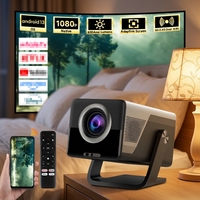 Vente flash - Projecteur LED haute luminosité 750 ANSI lumens, résolution Full HD 1080p, distance de projection de 1 à 3 m, projecteur de cinéma maison