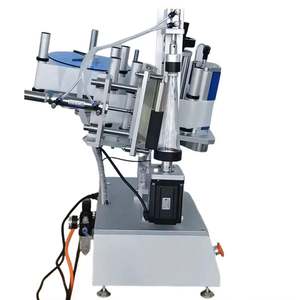 Máquinas Etiquetadoras Rotativas Semiautomáticas de Escritorio para Botellas y Frascos Cuadrados Planos, Aplicadoras de Etiquetas Adhesivas - Product Image 3