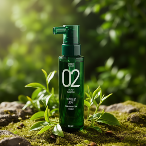 อะมอส สกาล์ป นอริช โทนิค 80 มล. ชาเขียว บำรุงเส้นผม ให้ความชุ่มชื้น - Product Image 3