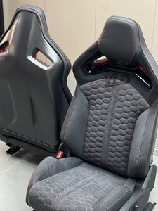 Sièges baquet de course YLD universels inclinables noirs, style nouveau design, pour côté gauche et droit, sièges de voiture modifiés - Product Image 1