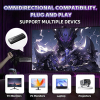 INNOASIA X2 Blue Game Stick 4K HD Portabel Linux Retro Video Game Box Machine Dua Kontroler Nirkabel 64GB/128GB Permainan