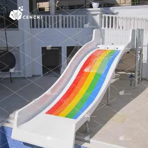 Cenchi commercial resort hotel water park equipment vetroresina slides Rainbow slide aqua park scivoli per piscina per bambini