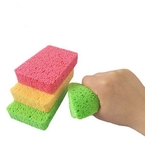 Éponge en pulpe <span class=keywords><strong>de</strong></span> bois compressée durable et portable, directement <span class=keywords><strong>de</strong></span> l'usine - Activée par l'eau, rebondissante, pour le lavage des ustensiles <span class=keywords><strong>de</strong></span> <span class=keywords><strong>cuisine</strong></span> - Product Image 5