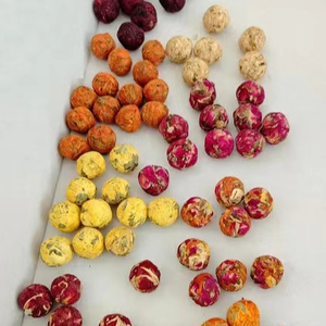 Coffrets cadeaux Fleurs artisanales en fleurs (Rose/Jasmin/Chrysanthème/Lys) Assortiment <span class=keywords><strong>de</strong></span> boules <span class=keywords><strong>de</strong></span> thé pour la beauté - Product Image 2