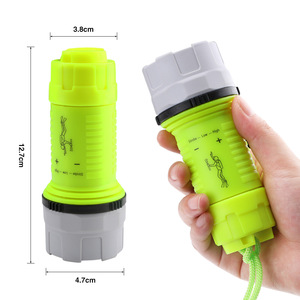 Wholesale Factory IP68 Waterproof Powerful <strong>Diving</strong> <strong>Flashlight</strong> <strong>Torch</strong> Underwater Work Plastic <strong>Flashlight</strong> - Product Image 1