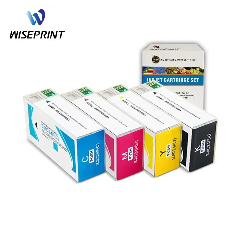 Wiseprint Sjic 22P Sjic 23P Sjic 24P Kleur Inktcartridge Voor Epson Colorworks TM-C3500 TM-C3510 TM-C3520 Label Printer