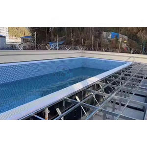 <span class=keywords><strong>Kit</strong></span> de <span class=keywords><strong>Piscine</strong></span> Enterrée Personnalisée en Acier, <span class=keywords><strong>Piscine</strong></span> Hors Sol à Cadre Métallique en Acier pour Usage Commercial, Scolaire et Adulte - Product Image 2