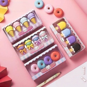 Juego de Borradores Creativos con Forma de Piruleta y Helado, Bonitos y Animados, Venta al por Mayor, Set de Papelería, Caja de Regalo, Premio - Product Image 1