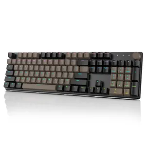 Clavier mécanique espagnol Teclado Gamer ergonomique personnalisé ordinateur portable clavier mécanique de jeu rgb rétro-éclairé vente en gros